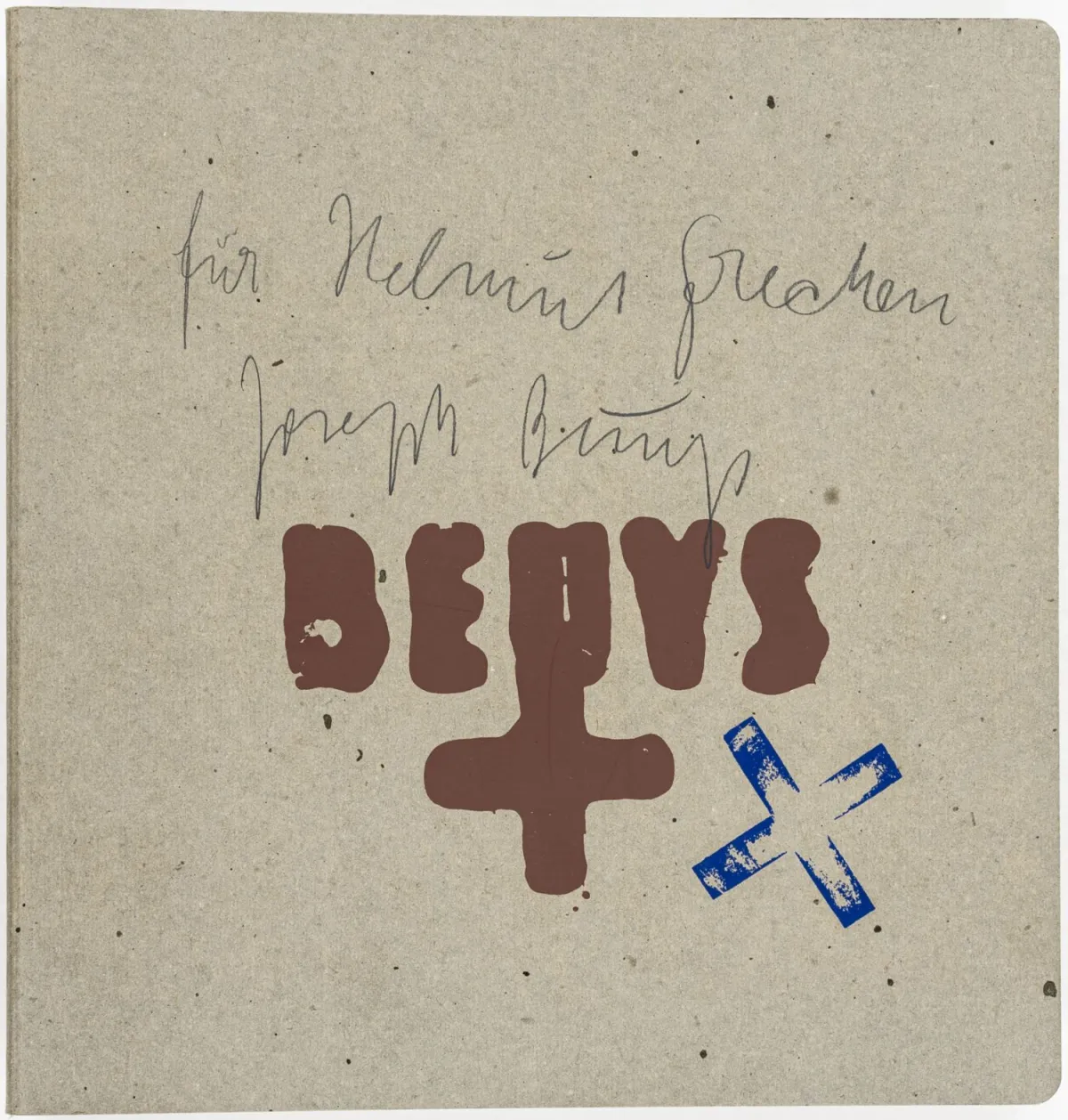 Fluxus – Beuys, Joseph. 收藏含1本签名作品目录、1本签名书籍出版物、1套签名明信片集和1…