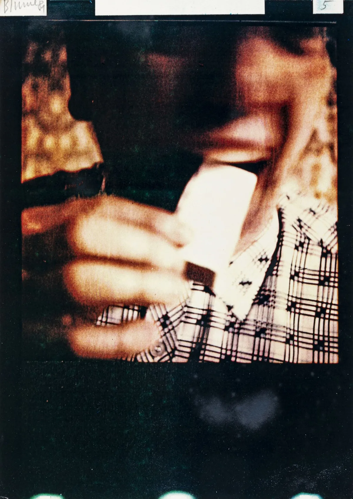 Fluxus – Blume, Bernhard Johannes. Mahlzeit。系列"Kant zuliebe"中的6幅宝丽来静电复印和6幅黑白静电复印。每…