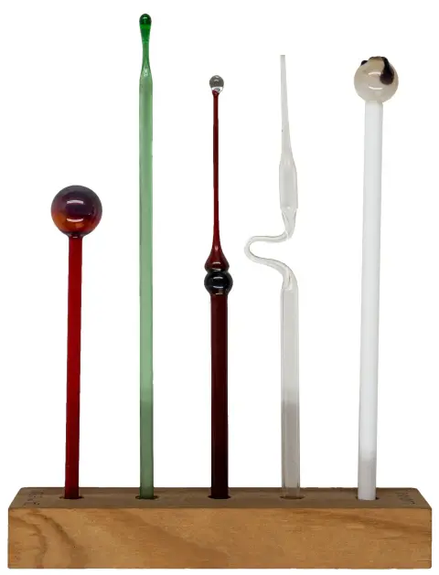 Fluxus – Gosewitz, Ludwig. 8件小玻璃物件收藏。约1984-1989年。