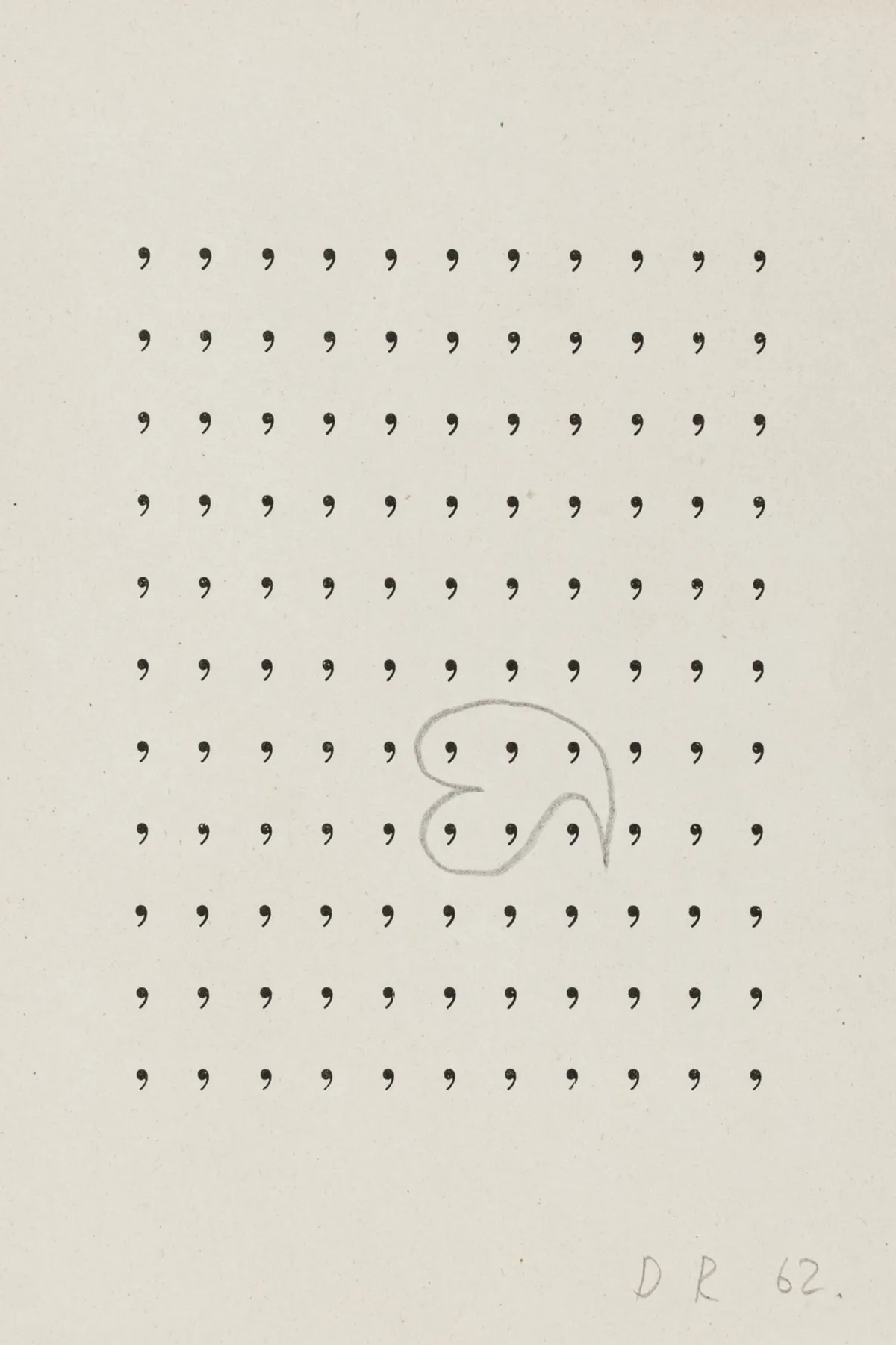 Fluxus – Roth, Dieter。收藏含一幅Stupidogramm、1本书、2套明信片集和1张邀请卡。1962-1979年。