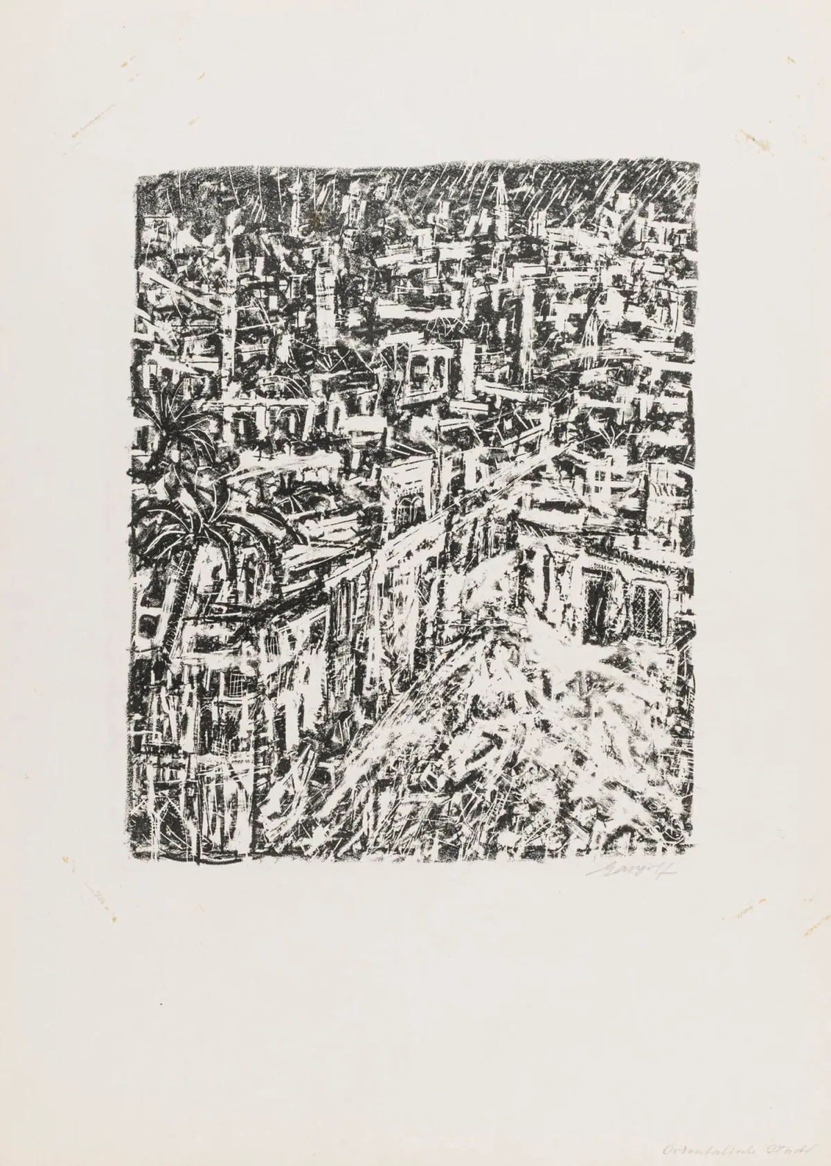 Gangolf, Paul – 3件版画合集（石版画、木刻和蚀刻）。均有签名。约1916-1929年。纸张尺寸：27 x 22 cm…