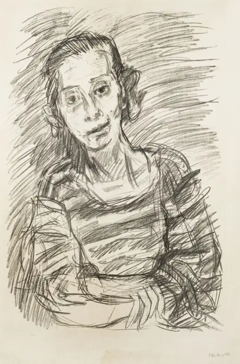 Kokoschka, Oskar – Il concerto I. Litografia su carta a mano Zanders. Firmata e numerata. Esemplare: 52/100. 1921.