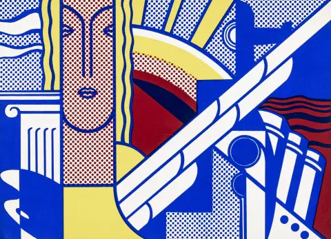 Lichtenstein, Roy – Senza titolo. Serigrafia a colori su cartone. Poster per la mostra alla Leo Castelli Gallery, New York. 1967. Dimensioni foglio:…