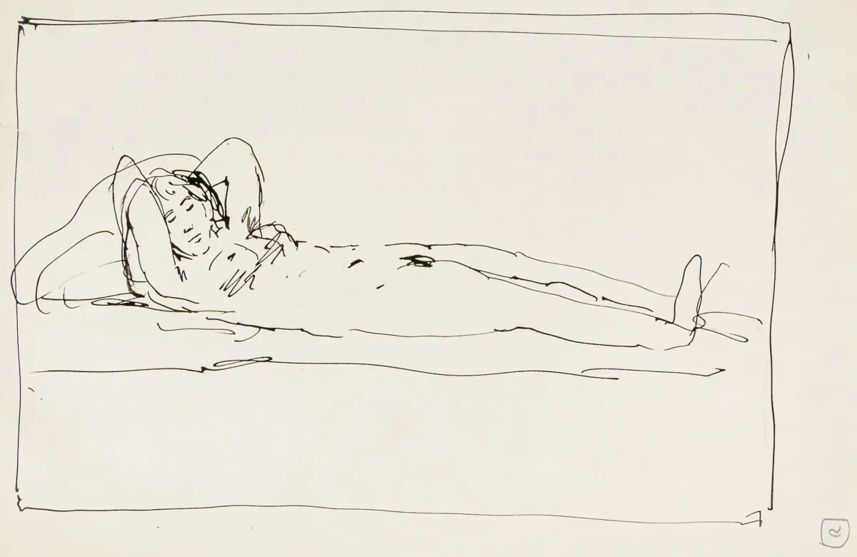 Penck, A. R – Nu allongé