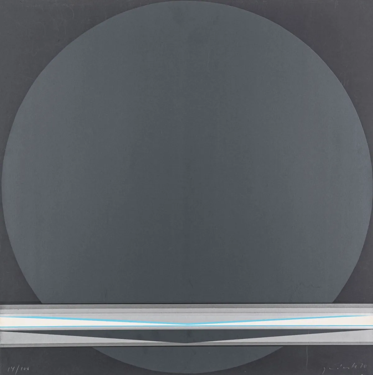 Quinte, Lothar – Sonnenzyklus日历的3幅彩色丝网版画合集。均印于厚卡纸。