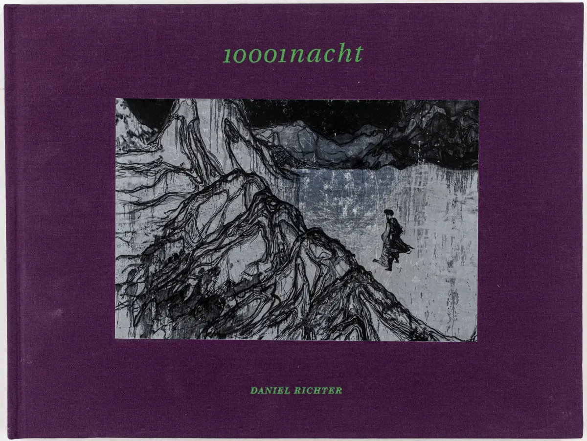 Richter, Daniel – 整页亲笔圆珠笔素描（面部）。完整签名并注明日期2011年。位于：Daniel Richter…