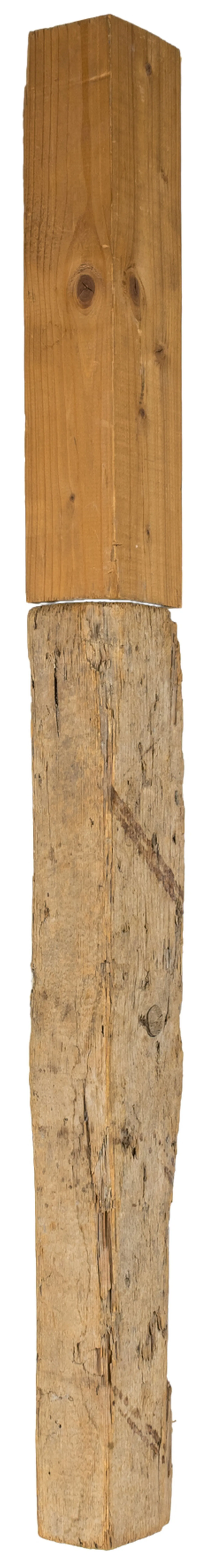 Rückriem, Ulrich – 木材，补充。两部分木雕及半透明纸上的丝网版画，版画右下签名、编号并注明日期。