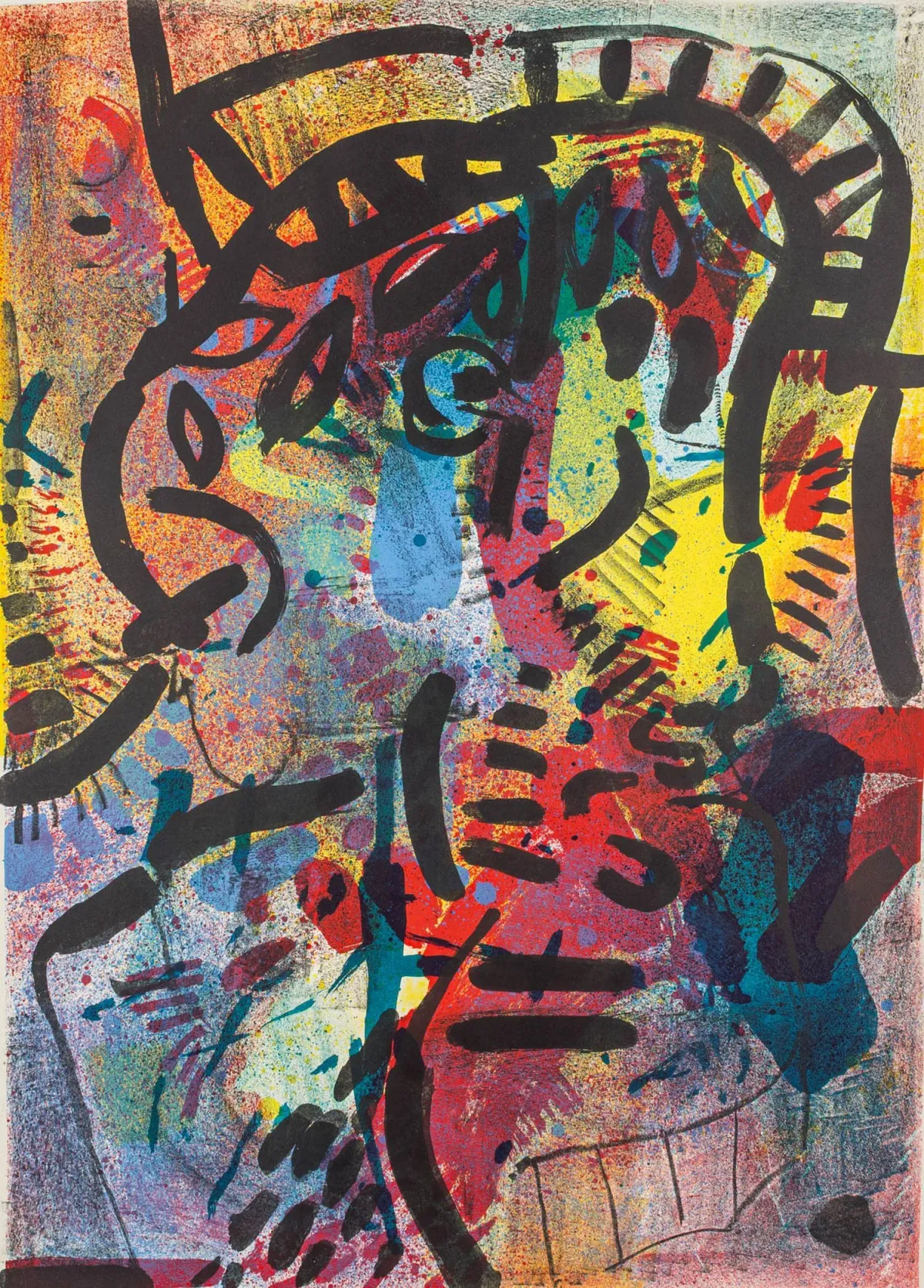 Tessmer, Heinrich – 例如特洛伊。文件夹内八幅彩色石版画。扉页，8 张。柏林，Wilfert 印制，1994年。约 70 x 50...