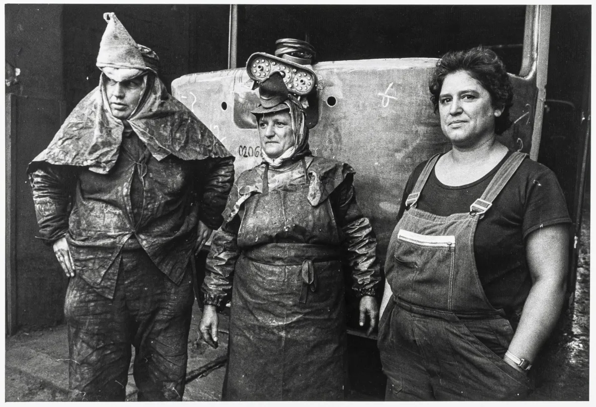 Christel, Detlef – Untitled. (Workers). Silver gelatin on photo paper. Vintage.
