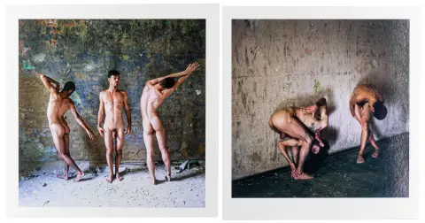 Homoseksualnost – LGBTQ – Kane, Dan (Daniel). Fede and Luis, Beelitz / Federico, Sven & Paul. Dvije fotografije u boji