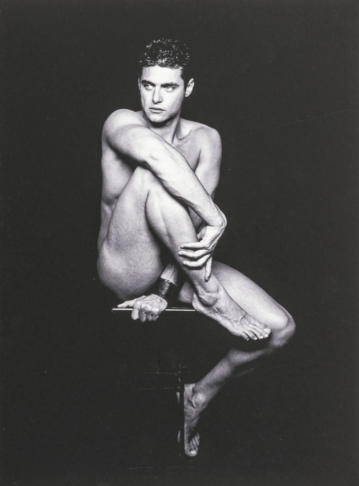 Homoseksualiteit - LGBTQ – Meijer, Rohn. Statue Back / Davide 2. Twee fine-art prints op dun karton.