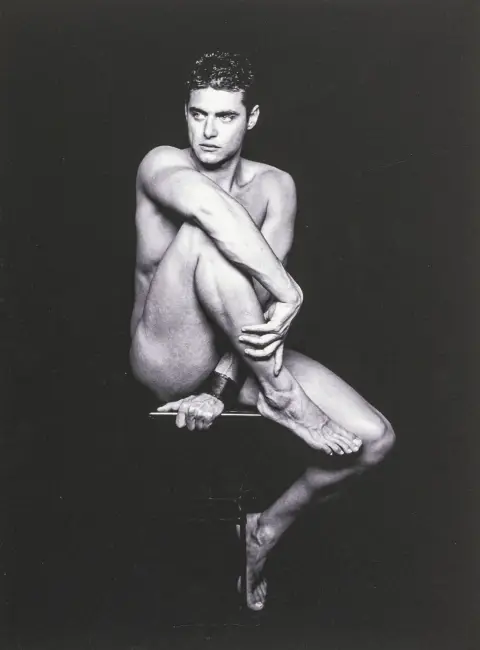 Homosexualité - LGBTQ – Meijer, Rohn. Statue Back / Davide 2. Deux Fine-Art-Prints sur carton fin.