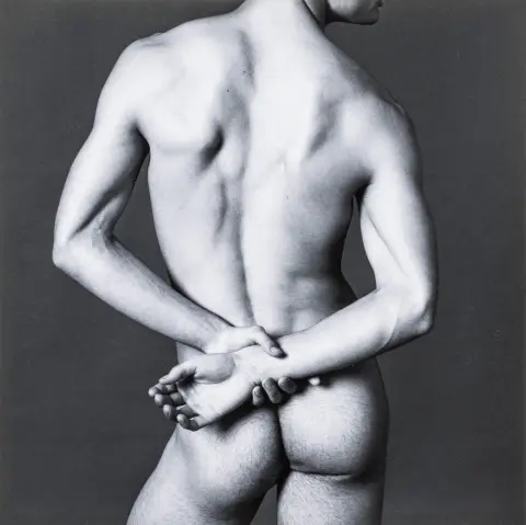 Homosexualité - LGBTQ – Collection de 17 nus masculins de différents photographes. Gélatino-argentique. Vintages.