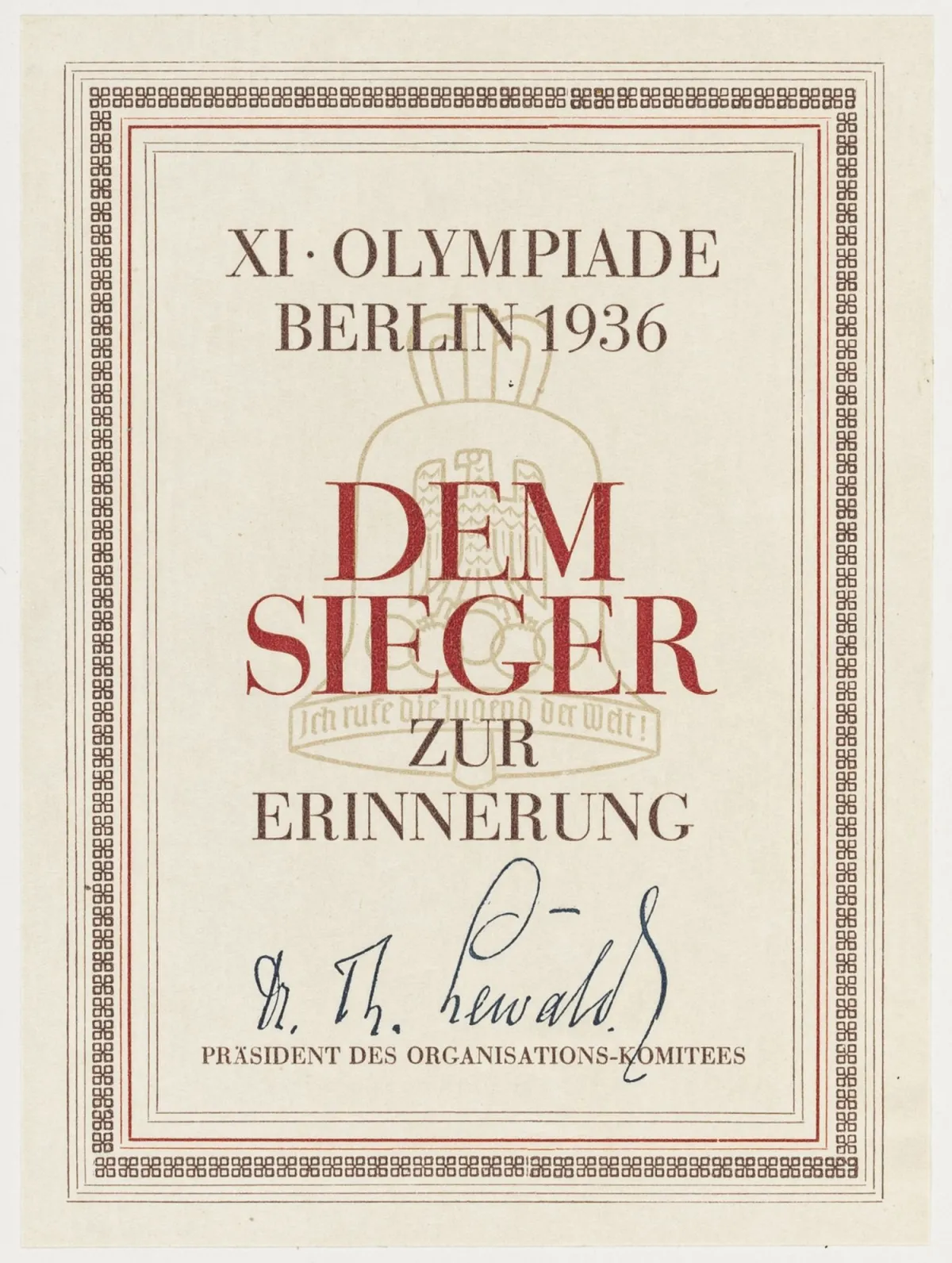 摄影书籍 – Hege, Walter 与 Gerhart Rodenwaldt. Olympia. Walter Hege 摄影，Gerhart Rodenwaldt 撰文。含34…