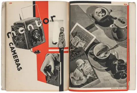 Fotobøger – Pecsi, Jozsef. Photo und Publizität. Photo and advertising. Med talrige gengivelser i dybtryk. Berlin...