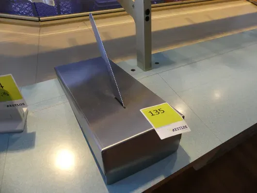Portacoltelli in acciaio inox con coltello