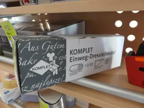 Kertakäyttöinen pursotinpussi