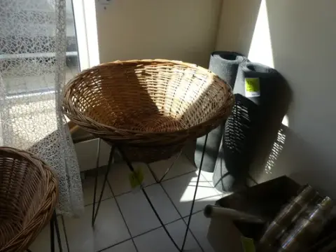 Expositor/cesta con soporte