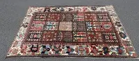 Alfombra oriental Bachtiar, 145x220 cm, buen estado