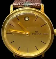 Mekanisk vintage armbåndsur "Golana" Swiss made, 1970'erne, meget velholdt, værk går