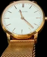 Quartz DAU "Tempo d'Oro" med dobbeltrem, værk ikke kontrolleret
