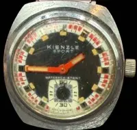 Mekanisk HAU "Kienzle Sport", værk står stille, uden rem, brugsspor, 60/70'erne