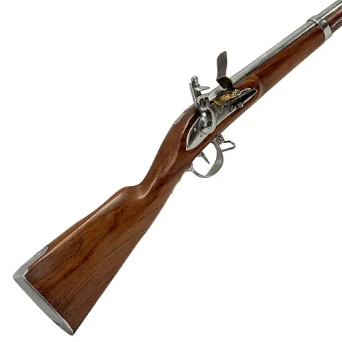 Fransk flintlåsmusked modell 1777 «Charleville», replika med italiensk prøveskyting