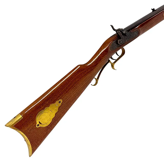 Pușcă cu percutor Dikar tip Hawken, calibru .45, cutie în pat, piedică, replică, Spania, 1993