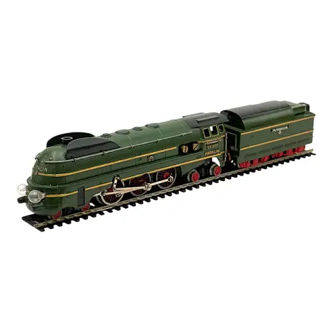 Märklin locomotive à vapeur profilée SK 800 verte avec tender, échelle H0, vers 1940