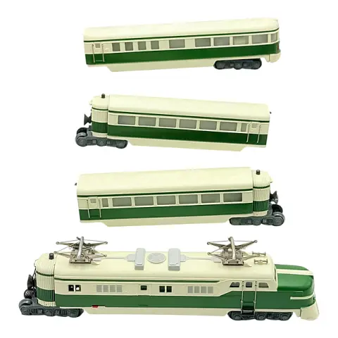 Märklin échelle H0 rame automotrice rapide ST 800 quatre pièces, crème-vert