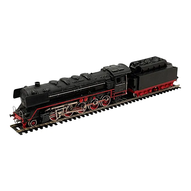 Märklin spor H0 tung damplokomotiv G 800 serie 44 sort med tender