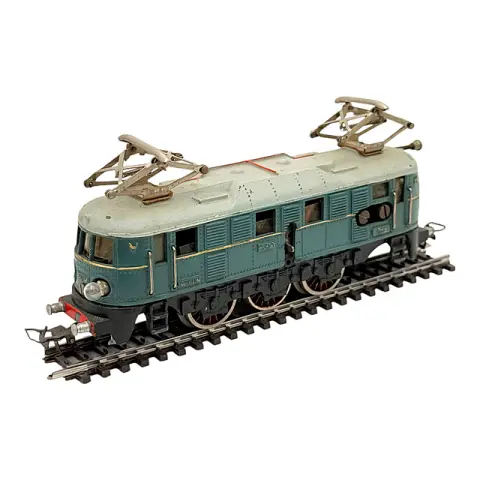 Locomotive électrique Märklin échelle H0 HS 800 turquoise, version métal, années 1950