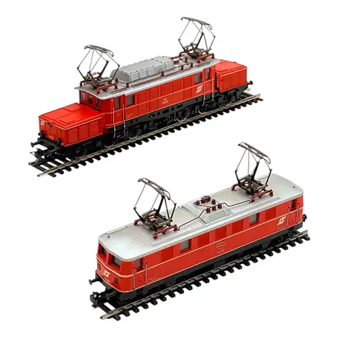 Märklin échelle H0, deux locomotives électriques ÖBB 1020 et 1141, 3159 3154