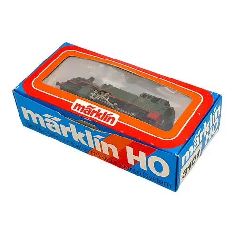 Märklin 3101 locomotive à vapeur tender SNCB série 96 verte, échelle H0, emballage d'origine
