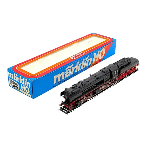 Märklin 3102 locomotive articulée Mallet BR 53 Borsig de la DR, échelle H0, emballage d'origine
