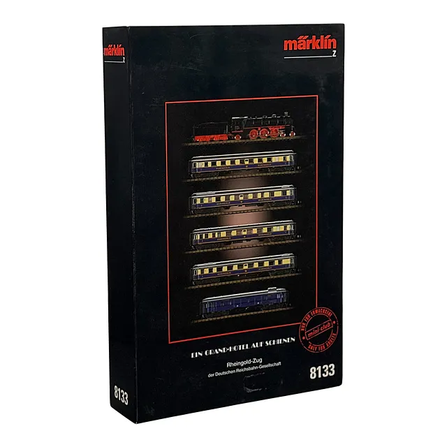 Märklin mini-club Zugpackung Spur Z 8133 „Rheingold-Zug“ mit Begleitheft, im Originalkarton