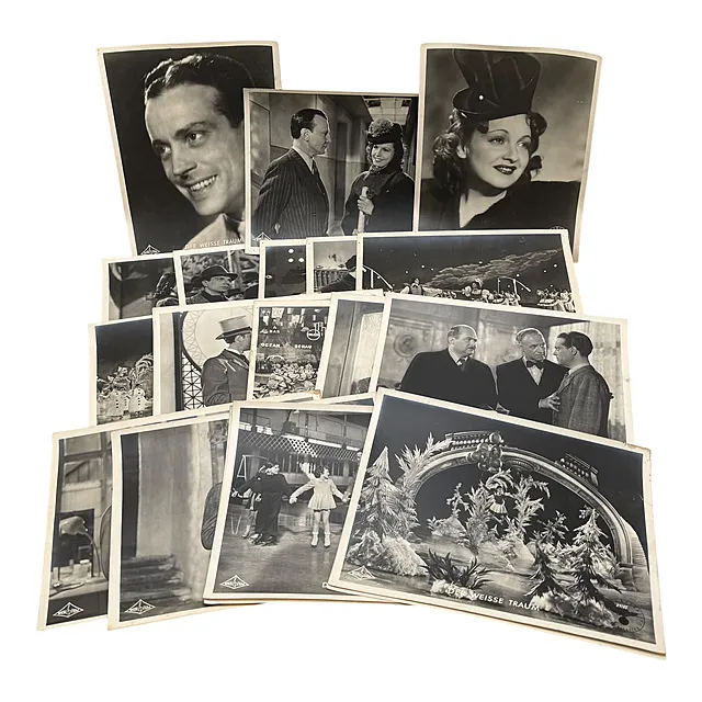 24张电影海报《Der weiße Traum》,Wien-Film出品,Géza von Cziffra执导的音乐喜剧,1943年