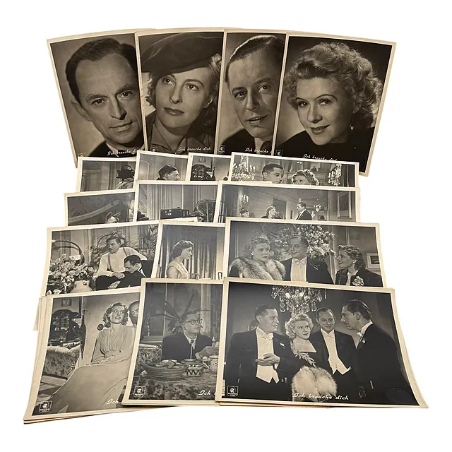 26张电影海报《Ich brauche dich》，Bavaria Film出品，Hans Schweikart执导的喜剧，1944年