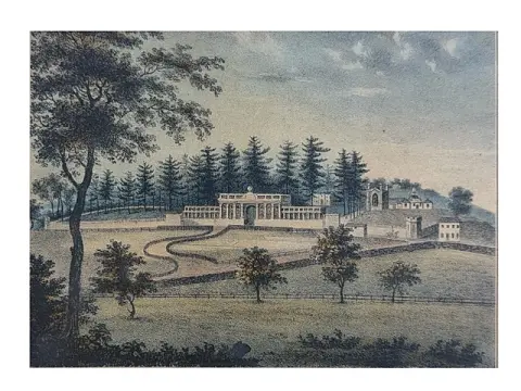 John Caspar Wild, « Laurel Hill Cemetery », vue du cimetière de Philadelphie, éditeur J. T. Bowen, 1840