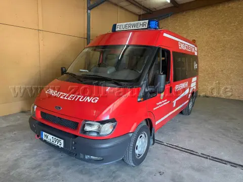 1 különleges tűzoltó jármű - vezetési jármű (ELW) Ford Transit 2.0 dízel, gyártási év 2