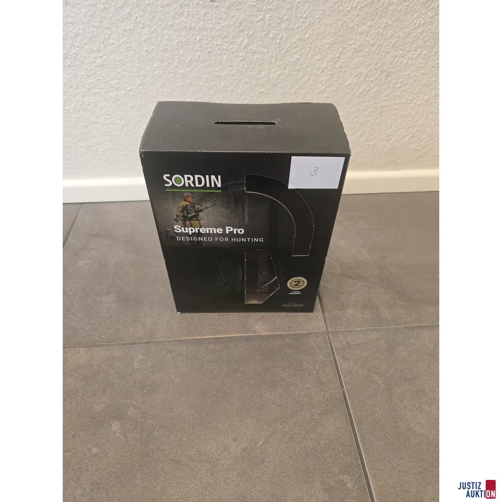 Sordin Supreme Pro – protección auditiva electrónica de orejeras
