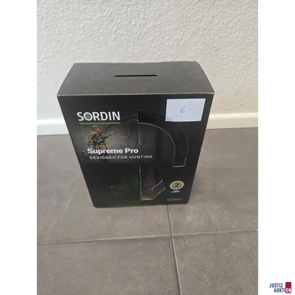 Sordin Supreme Pro – 电子耳罩式听力防护