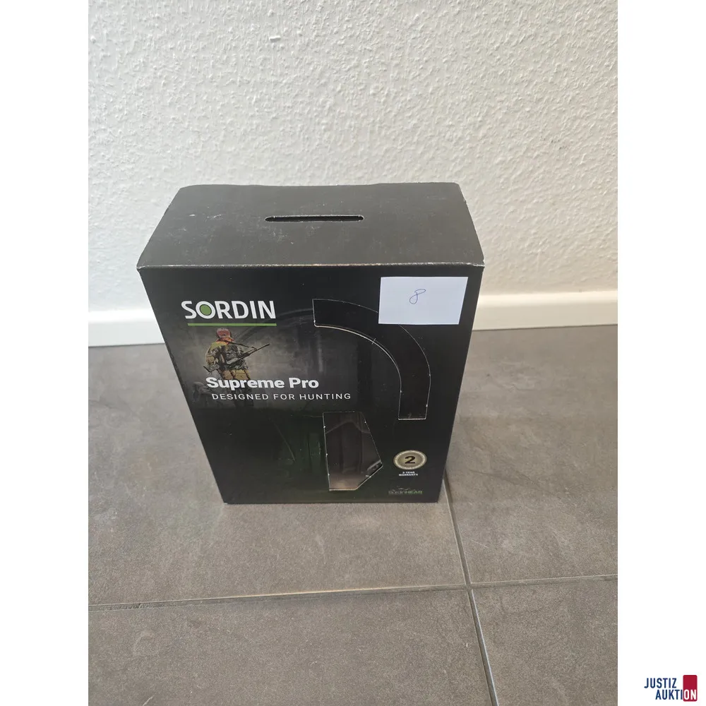 Sordin Supreme Pro – protección auditiva electrónica de orejeras