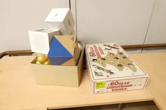 Konvolut Christbaumkugeln