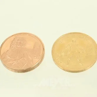 2 Münzen, dabei: