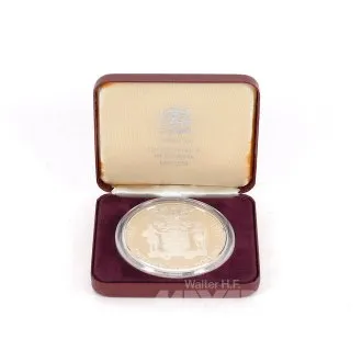 Silbermünze Jamaika 25 Dollars 1978