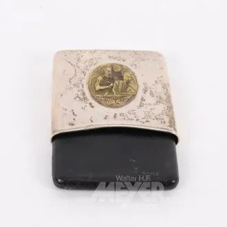 Kl. Etui mit Ledereinlage