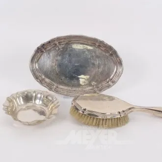 3 pièces en argent
