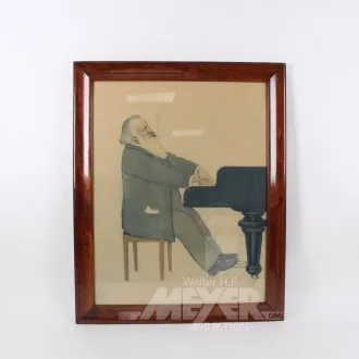 Tisk 'Klavierspieler'