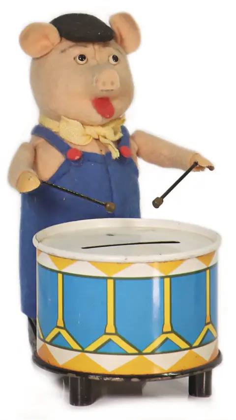 SCHUCO – Figurine dansante, cochon